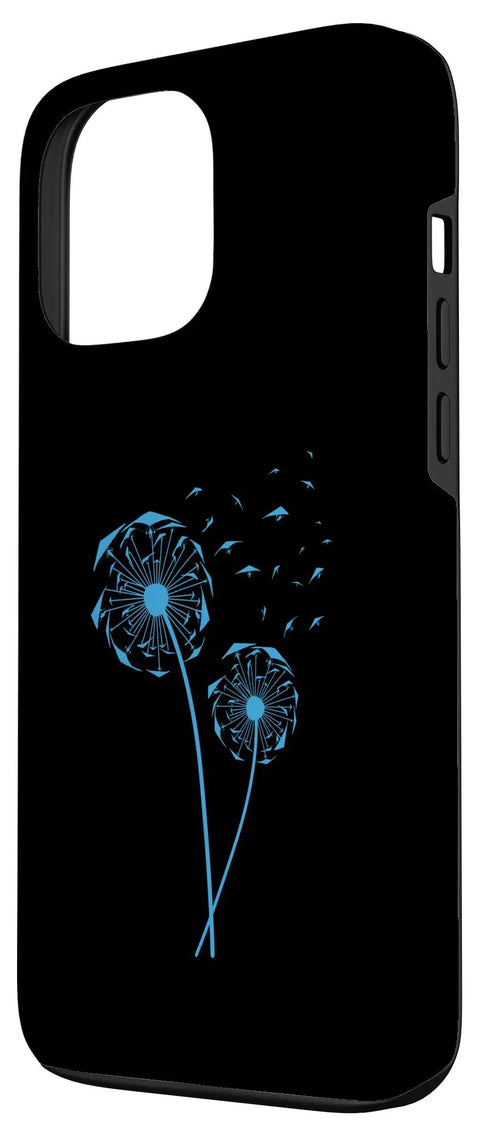 13 Pro Max Hang Glider Art Case For Men Women Hang Glide Lovers Hang Gliding Enthusiasts Perfect Gift Idea For Dreamers Pilots Instructors And Flight Fanatics with blue dandelion artwork