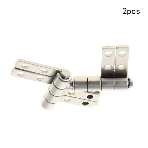 Left Hand Torque Friction Hinge 48.8mm Nickel Plated Iron Set 2pcs For Cabinets Silver Tone 16 Mounting Holes And 3.3mm Hole Size Durable Cabinet Door Hardware By Heyiarbeit