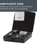 AstroMaster Beginner Friendly Eight Piece Eyepiece And Filter Kit with hard case, eyepieces, Barlow lens, and filters displayed.