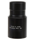 0.965 Inch Telescope Eyepiece With 15mm Focal Length SR Type Coated Optical Glass, black aluminum body, front view
