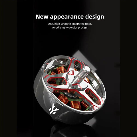 Specter 1002 21000KV 1S Brushless Motor For Toothpick FPV Racing Drones showing 7075 aluminum rotor and copper windings