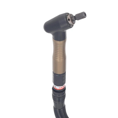 Badass Air Die Grinder Kit Featuring Slick Lightweight Elbow Design For Blazing Fast Grinding, featuring compact grip and angled nozzle.