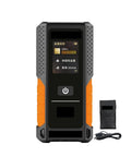 Dead On Accuracy 3 In 1 Stud Finder Wall Scanner with digital display and USB charging cable for locating wires and nails.
