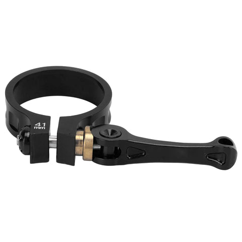 Vistreck 41mm Quick Release Bike Seat Post Clamp with Lightweight CNC Aluminum Alloy Collar for Folding Bikes