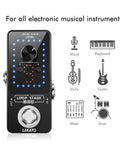 Nine Loop Guitar Looper Pedal With 40 Minute Total Recording Time And Ten Minute Per Loop Uncompressed 48K 24Bit Audio