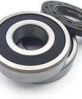 Premium washer tub bearing and seal replacement kit for FTF530 models, high-quality metal and rubber components.