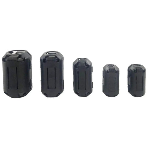 20 Pack Clip-On Ferrite Ring Cores For Dope RFI EMI Noise Suppression, Cable Clip Adapters Fit 3mm 5mm 7mm 9mm 13mm Diameter Cables