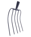 Multi Functional Manure Fork With Iron Construction for Efficient Lawn Maintenance, dark blue, 420x250x40 mm, handheld design