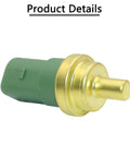 Keep Your Ride Cool Without Any Drama With This Replacement Coolant Temperature Sensor For Vw And Audi Models | Green plastic body with brass sensor end.