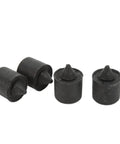 Heavy Duty 4 Pack Rubber Door Jamb Bumper Stops Kit Fits Ford Mark LT And Mariner Models To Stop Annoying Squeaks Prevent Body Damage With Tight Original Fitment For Smooth Car Door Operation. Black rubber door jamb bumper stops, 4 pack