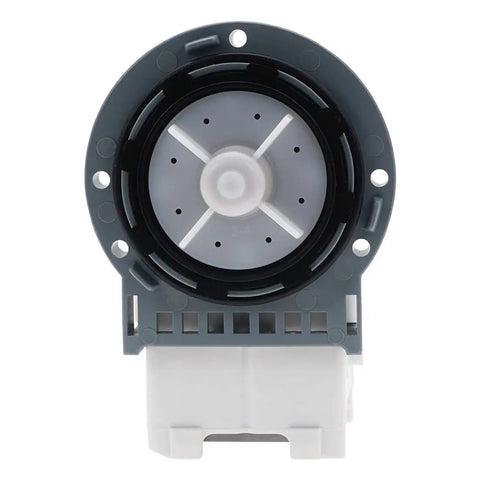 Front view of Drain Pump Motor With Drip Cover Replacement For Samsung Washers DC31-00187A And DC31-00187D PX3516-01