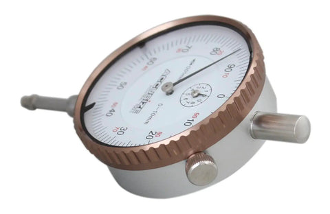 Metric Dial Indicator 0 to 10 mm Range With 0.01 mm Resolution, AGD 2 Compliant, Pro Grade High Precision Measuring Tool For Machining And Inspection, Easy Readout, Durable Construction For Pro Shops