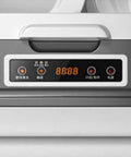 Plug And Play Compact Countertop Dishwasher With Dual Intelligent Drying Portable Kitchen Cleaner For Apartments No Plumbing Required Touch Screen Controls display panel with digital controls