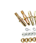 Dodge Chevy GMC Truck SUV Car Door Hinge Pins Bushing Kit 19299324 Replacement Part For Smooth Rolling And Easy Install Long Lasting Fit, metal pins and bushings set