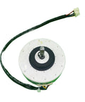 Top view of Air Conditioning Fan Motor Replacement 25W Brushless DC Motor 1505744 DAI239P-H025A-4 for AC Units with wiring