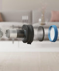 Exploded view of Ultimate700 Vacuum Filter Kit With 2 Layer Foam Filter And High Efficiency Allergen Filter Replacement Pack