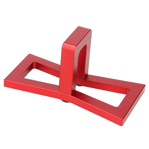 Precision Dovetail Ruler Gauge For Woodworking Aluminum Alloy Joint Layout Template With Dual Slope Ratios Red finish layout tool.