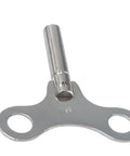 Nickel Plated Solid Brass Clock Crank Winder Key Tool For Mechanical Clocks Fits Hermle Hamilton Ridgeway Howard Miller Seth Thomas