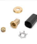Components of Aluminum Outboard Propeller 13 3 Quarter X 15 Pitch Three Blade Right Hand Rotation With 15 Spline Hub Kits