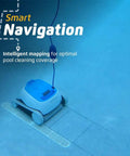 Proteus DX3 Automatic Robotic Pool Vacuum Cleaner With Wall Climbing And Active Scrubber Brush for In Ground Pools cleaning underwater with smart navigation