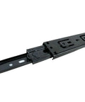 Beefy Heavy Load Telescopic Drawer Rail 22 Inch 37mm Full Extension Hydraulic Ball Bearing Soft Close Slides in black metal