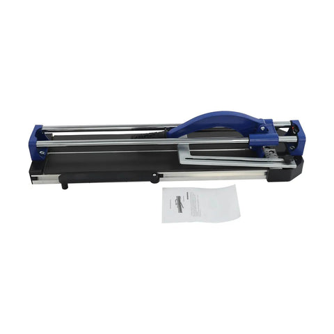 31 Inch Manual Tile Cutter Heavy Duty Precision Scoring Tool with Ball Bearings and Ruler Bar for cutting ceramic and porcelain tiles.