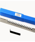 Type B HSS Keyway Broach For Metalworking And Lathe Work, Push Style Keyway Cutter With Shim, 5/32 Inch Size displayed with case