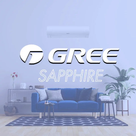 24000 BTU Wall Mount Ductless Mini Split Air Conditioner And Heat Pump Features 21.5 Seer R32 Tech in modern living room setting.