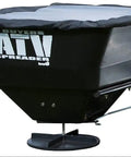 Beefy ATV Broadcast Spreader with Rain Cover, 100 Pound Capacity Poly Hopper, Rear Rack Mount, 12 Volt Motor, Outdoor Use