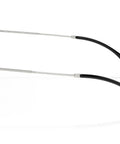 Side view of Unisex RB2447 Round Sunglasses, Black Frames With G15 Green Lenses, 49mm, 100 Percent UV Protection, Prescription Ready