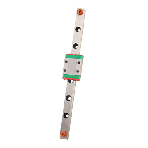 Mini Linear Motion Rail 9mm Wide Block For Small Equipment, ball retainer design, compact profile, stable movement.