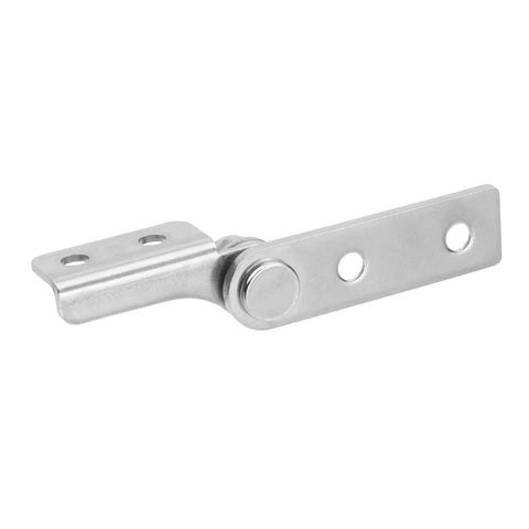 Torque Shaft Hinge Set For Folding Tables Windows And Doors 2 Pair Stainless Steel Flip Hinges With Screws 76x14mm side view