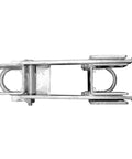 Residential Double Gate Latch For Chain Link Fences Strong Arm Sentry Style Galvanized Steel Top View