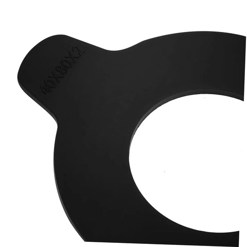 Bulletproof Pair Of Round Rubber Gasket Shim For Excavator Arm No Shake Shock Absorption Pad Industrial Cushion Tough Noise Dampening Rubber Washers Crew Approved Workhorse Kit, black rubber washer, 40x80x2cm.