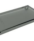 DBVC-1 Clear Vertical Replacement Cover For Arlington Recessed Outlet Boxes Weatherproof Bubble Style Shield Outdoor Electrical Box Cover Compatible With DBVR1C DBVS1C DBVM1C DBVME1C DBVMA1C And 60VC Series 1 Pack, side view