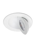 Built Tough 6 Inch Adjustable Round Led Recessed Downlight Kit Delivering 5 Cct Options 15 Watt 1350 Lumens punchy glow with adjustable gimbal.