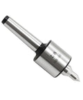 MT2 60 Degree Live Center With 0.0002 Inch Runout, 18mm Shank, 55-60 HRC Hardness, shown in side view.