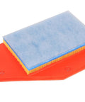 Engine Air Filter For Clean Air Intake, High Capacity Filtration With Tight Seals That Stop Unfiltered Air, rectangular design shown