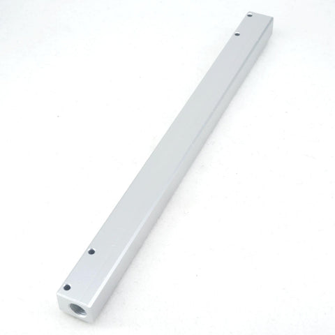 G Quarter Inch Port 10 Way Pneumatic Aluminum Manifold Block Splitter For Air Water Gas And Oil Systems on white surface