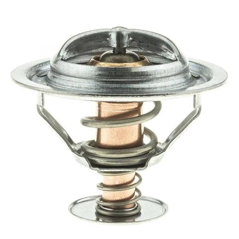 Heavy Duty Engine Coolant Thermostat No Hassle Swap Replacement For Mitsubishi Diamante, showing metal construction and spring detail.