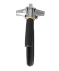Alloy Steel Hand Seamer with Folding Pliers and Rubber Grip for Sheet Metal Bending in HVAC 80mm, front view