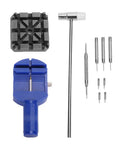 Watch Strap Link Pin Remover Kit Bracelet Adjuster For Watch Band Repair Spring Bar Tool Durable Alloy Steel DIY Home Kit For Quick At Home Watch Repairs components displayed