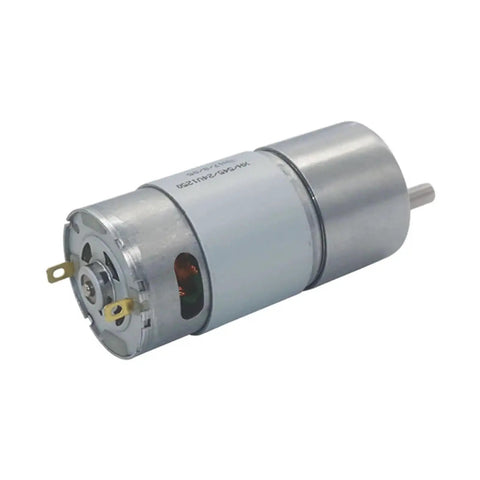 Badass Torque Heavy Duty DC 12V And 24V Gear Motor With All Metal Gearbox, compact design for automation projects.