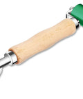 Double Seam Roller For DIY Pros, Handy Smoothing Tool For PVC TPO EPDM Roofing, shown with wooden handle and silicone rollers