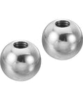 M6x16mm Ball Nuts Knob 2 Pack 304 Stainless Steel Round Blind Hole Screw Cap Cover For Lighting Machinery DIY Projects Furniture
