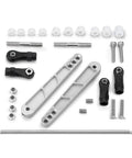 Alloy Metal Rear Sway Bar Anti Roll Set For 1 To 10 RC Crawler Axial Wraith RR10 90048 90053 Yeti Silver Steel Torsion Bar