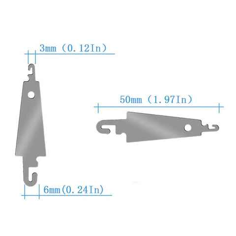60 Pack Stainless Steel Needle Threaders For Embroidery And Cross Stitch With Large Eye Needles DIY Hand Sewing Tools Must Have Threading Helpers In Clear Storage Box For Easy No Fuss Threading showing dimensions