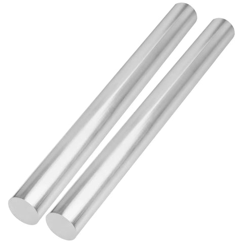 Two Aluminum Round Rod 1.5 In Diameter By 15.7 In Length 6061 Aluminum Bar 38 Mm Solid 2 Pack for DIY projects and metalworking