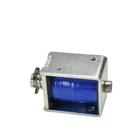 6 To 12V Micro Push Pull Solenoid Electromagnet With 3mm Stroke Open Frame Feed Through Design