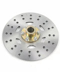 Rear Axle Kit With Live Hub Brake Assembly And Caliper Sprocket T8F Chain 58T For Mini Bike ATV Or Go Kart Heavy Duty Iron Construction 160mm Disc